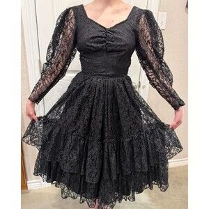 Stevie Nicks, Vintage Dress, Home Made, Gypsy, Goth, Romantic, Witchy